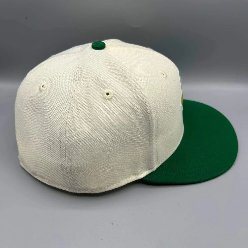 Toronto Blue Jays‎ Hat Men 7 1/2 White Green MLB 59Fifty New Era Fitted Cap
